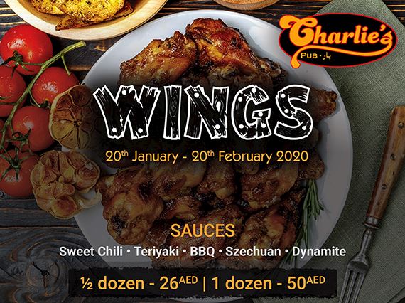 Charlies Pub Wings Promotion